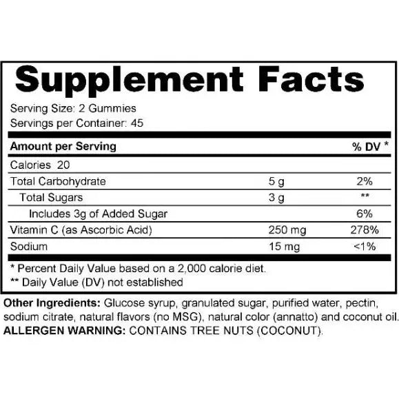Vitamin C-250 Gummies