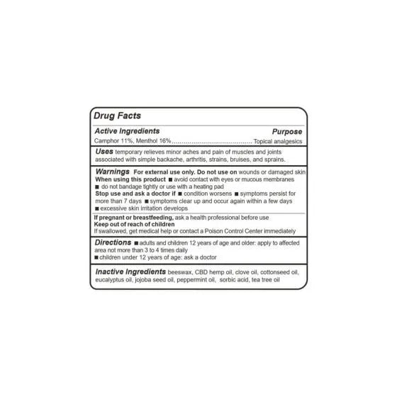 CBD CLINIC Pain Stick Level 5: Pro Sport