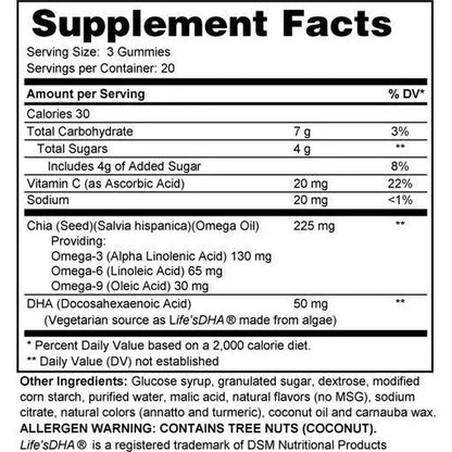 Omega Gummies (3/6/9 Plus DHA)