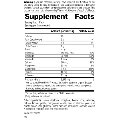 Daily Fundamentals - Bone Health (60 Packs)